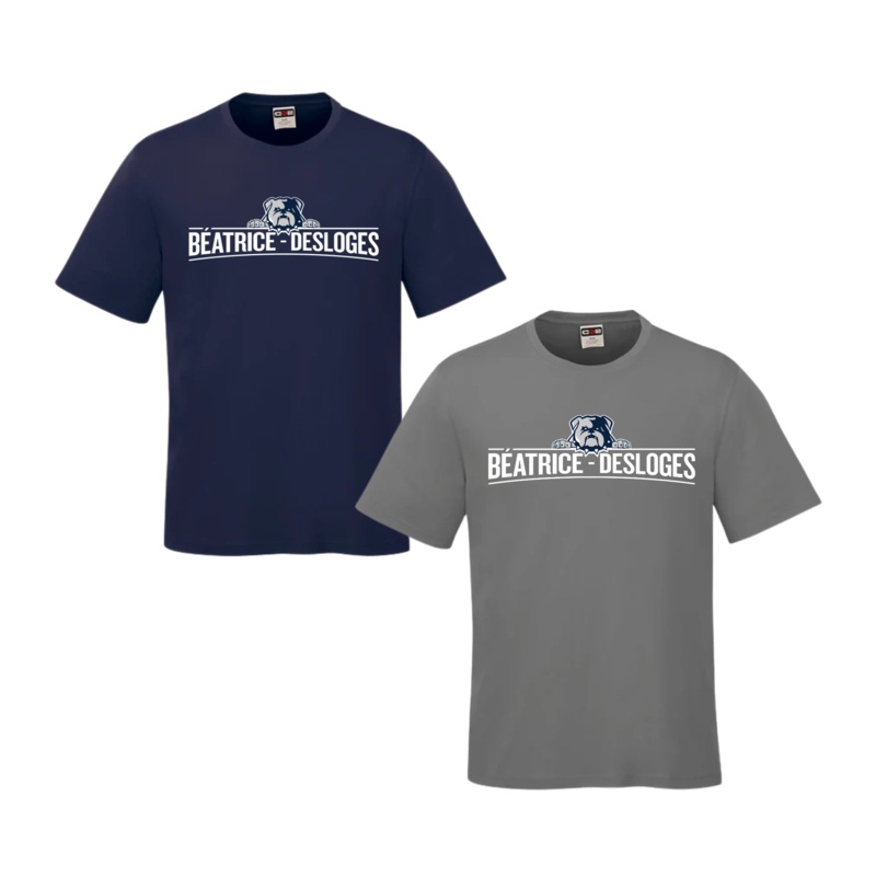 BEATRICE-DESLOGES TSHIRT DRYFIT  MANCHES COURTES AVEC LOGO IMPRIM AU DEVANT