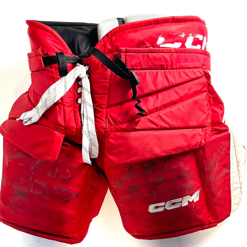CCM HPG12A – Used Goalie Pant (Red/White)
