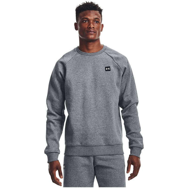 Men’s Rival Crew Sweatshirt|PITCH GREY LIGHT HEATHER/ONYX WHITE|SONAR BLUE/ONYX WHITE|S|M|L|XL|XXL