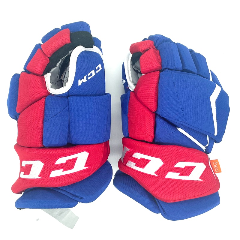 CCM HGPJ – NCAA Pro Stock Gloves (Blue/Red)