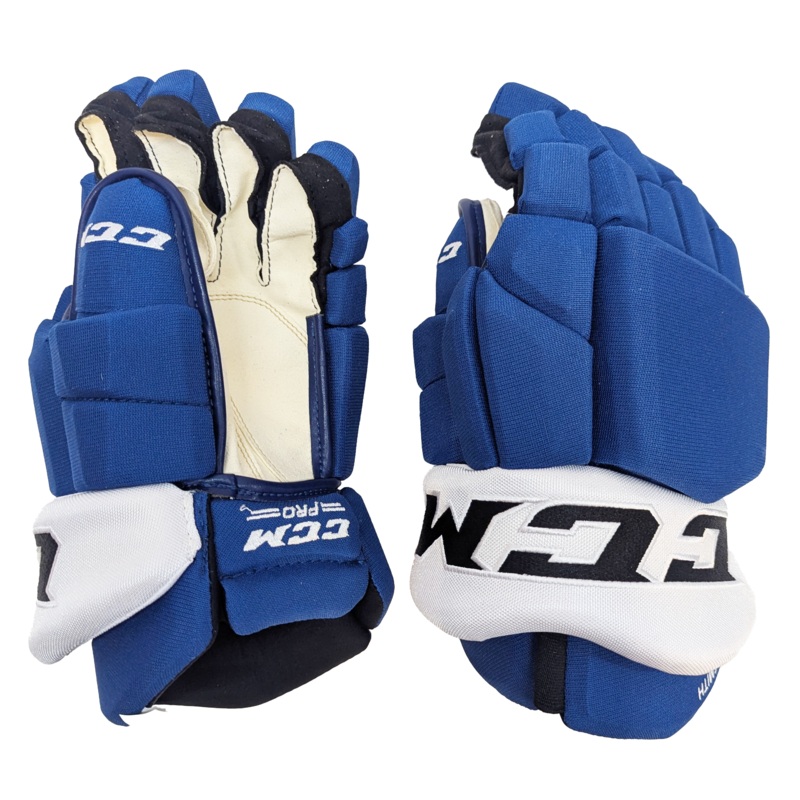 CCM HGTKPP – NHL Pro Stock Glove – Gemel Smith (Blue/White)