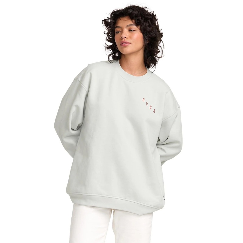 RVCA Women’s Baggie Boyfriend Crew Pullover