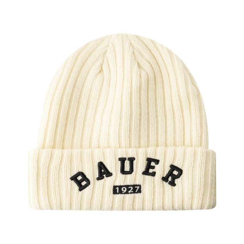 Bauer Hat Ribbed Knit Toque Sr Cream