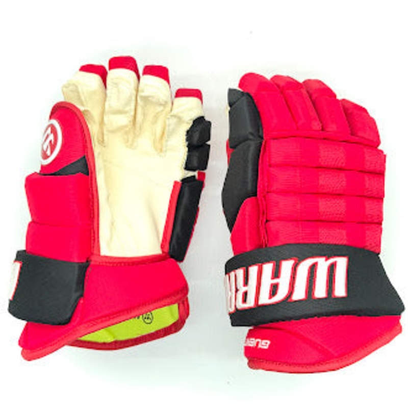 Warrior Alpha FR Pro – NHL Pro Stock Glove – Jake Guentzel (Red/Black)