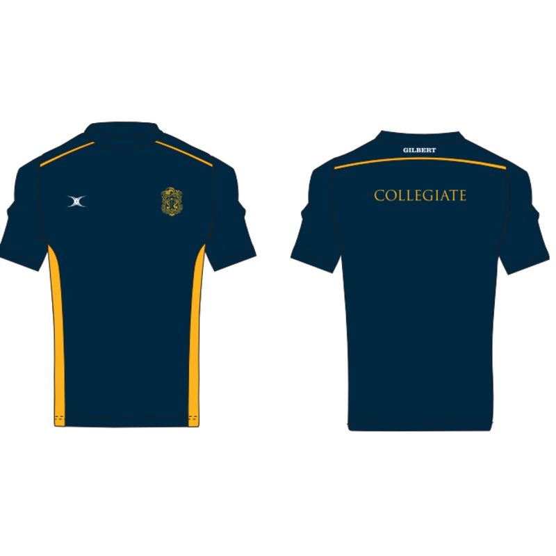 Collegiate Adult’s Dark Navy Atomic S/S Tee Shirt 6th Form Only