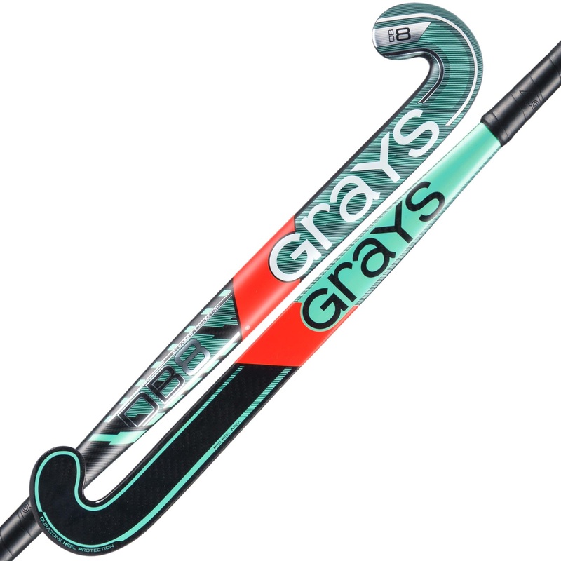 DB 8 Composite Hockey Stick|Black/Aqua|36.5 inches|37.5 inches|38.5 inches