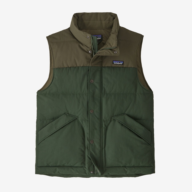 Men’s Downdrift Vest|TORREY PINE GREEN|INK BLACK|CORIANDER BROWN|OLD GROWTH GREEN|S|M|L|XL|XXL