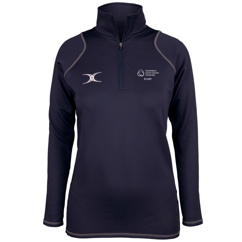 Canterbury Christ Church University Women’s Dark Navy Quest Ladies 1/4 Zip Fleece