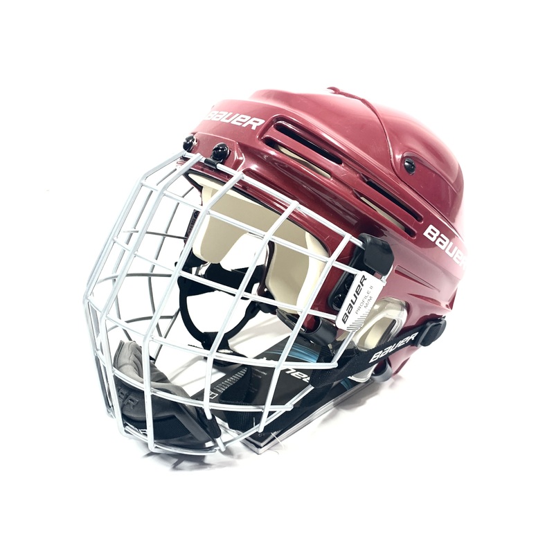 Bauer 4500 – Hockey Helmet Combo (Burgundy)