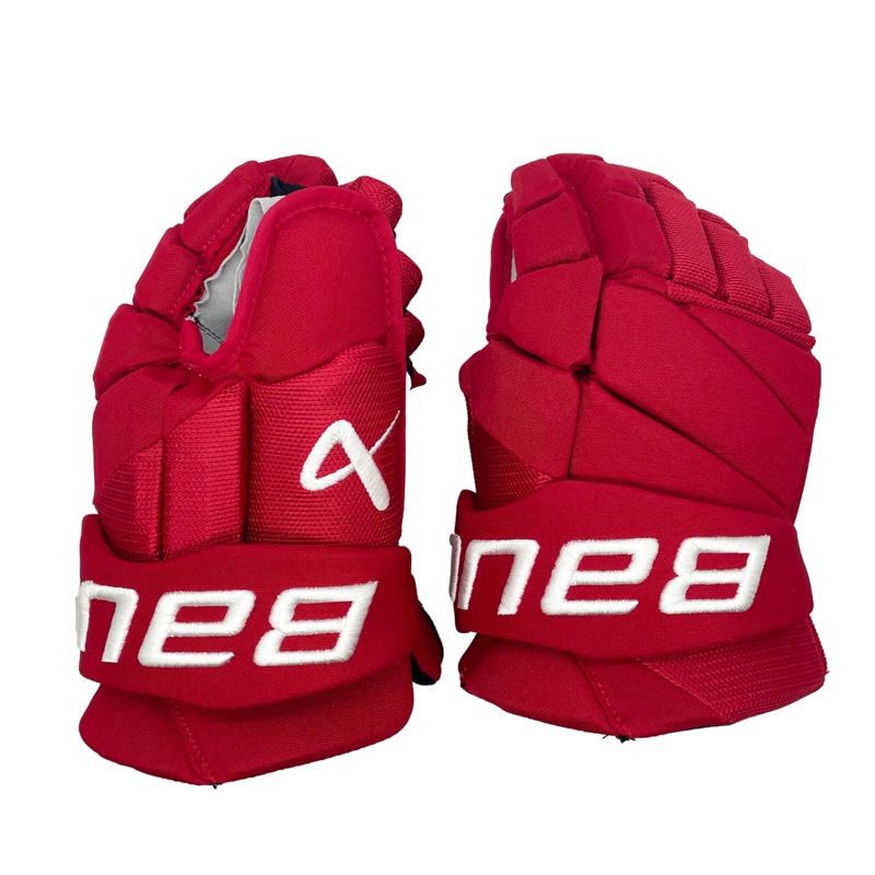 Bauer Vapor Hyperlite – NCAA Pro Stock Glove (Red) – Intermediate