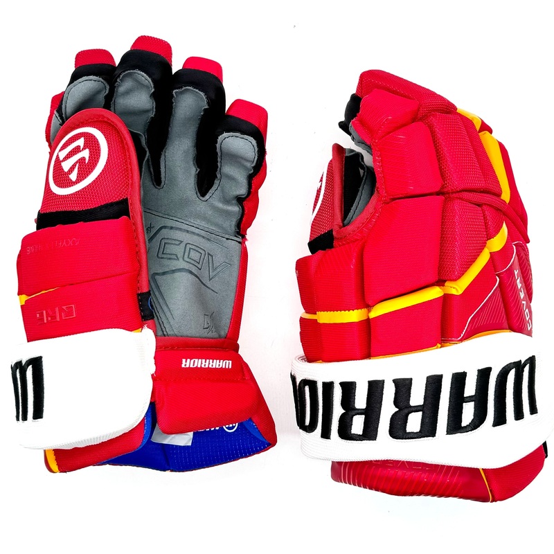Warrior Covert QR6 – Team Stock Glove – Calgary Flames (Red/White/Yellow)