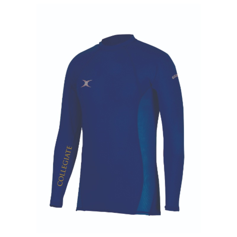 Collegiate Child’s Dark Navy Atomic II Baselayer Top-Junior