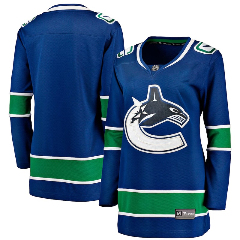 Fanatics Breakaway Womens Home Jersey – Vancouver Canucks