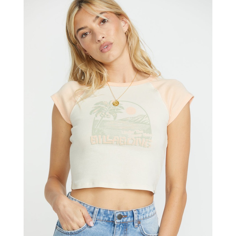 Women’s Two Tone Short Sleeve Tee