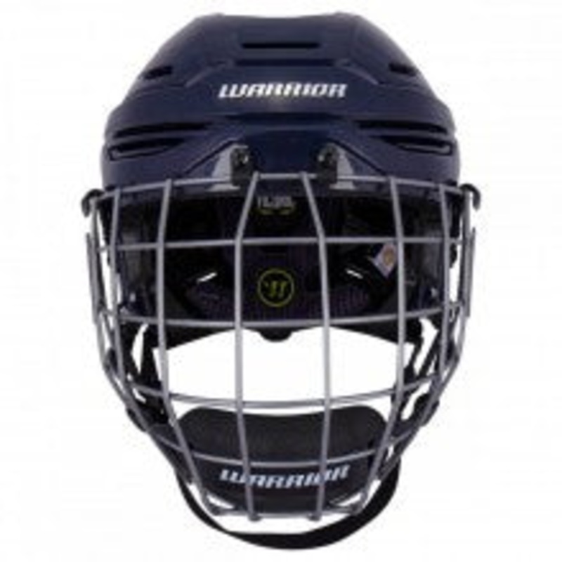 Warrior Alpha One Pro – Hockey Helmet Combo (Black)