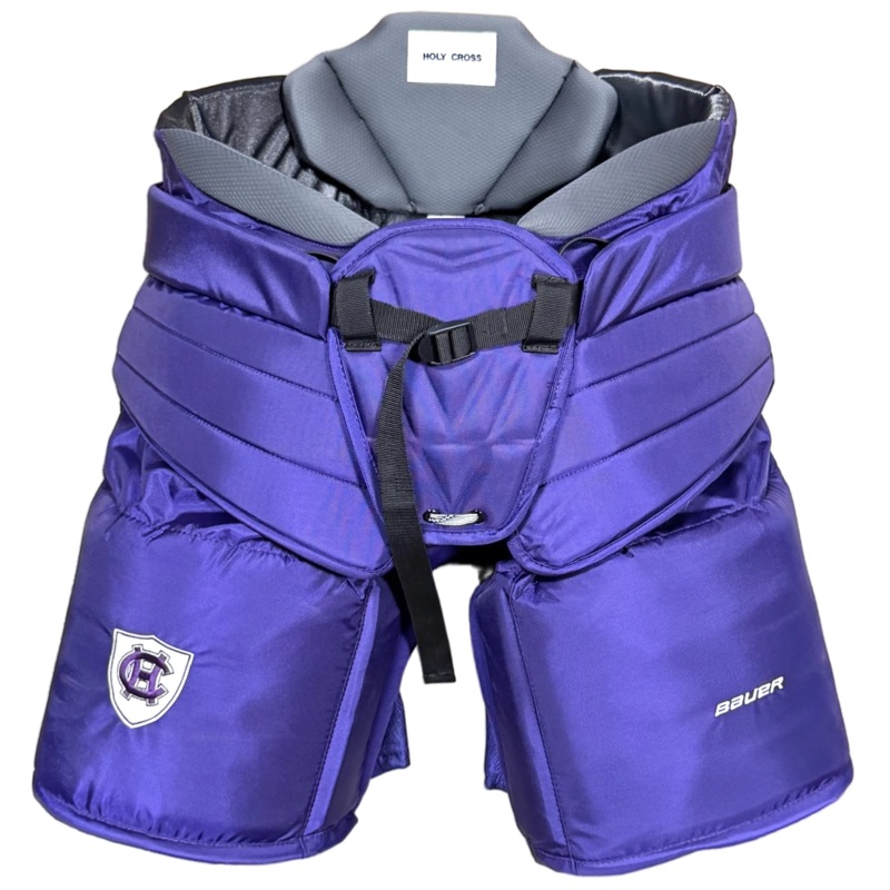 Bauer Custom- NCAA Used Pro Stock Goalie Pants (Purple)