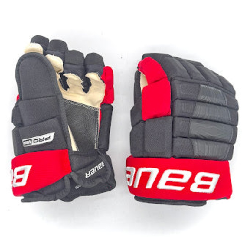 Bauer Pro Series – NHL Pro Stock Glove – Ethan Bear (Black/Red)
