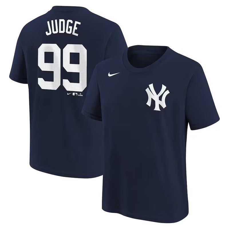 Outerstuff Kids New York Yankees Name and Number T-Shirt- Aaron Judge