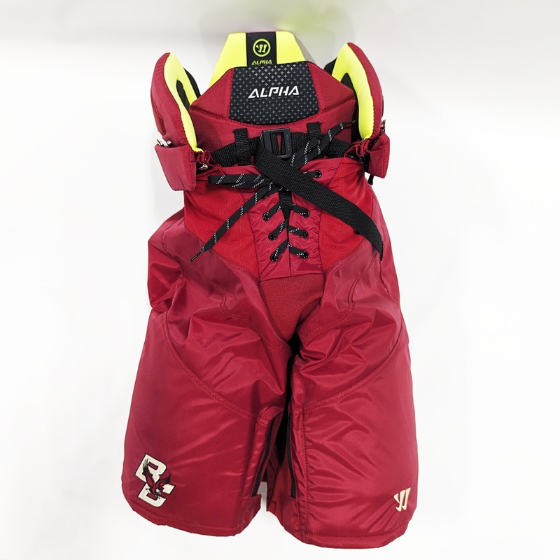 Warrior Alpha Pro – NCAA Pro Stock Hockey Pants (Maroon)