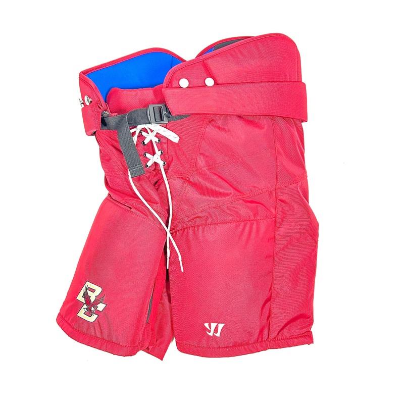 Warrior Covert – Used NCAA Junior Pro Stock Hockey Pants (Maroon)