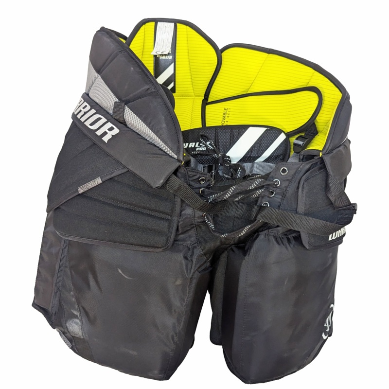 Warrior Ritual X Pro – Used Pro Stock Goalie Pants (Black)