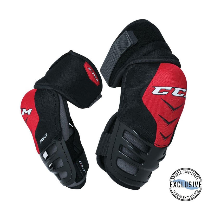 XTRA Elbow Pads – Junior|S|M|L|Black/Black/White