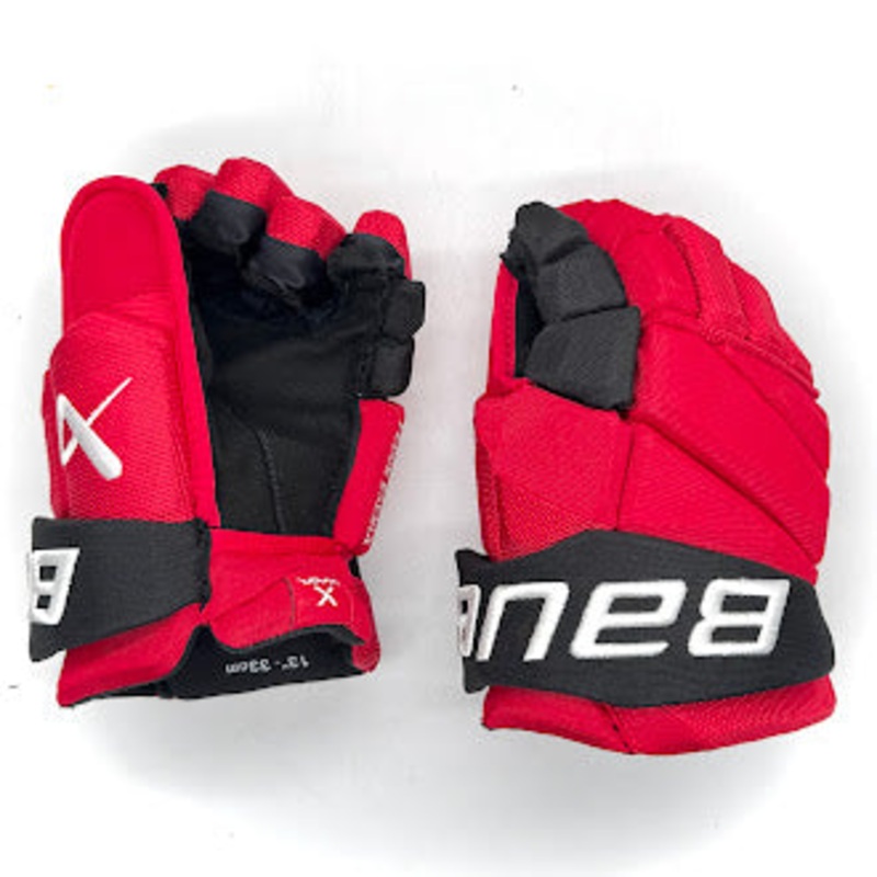 Bauer Vapor Hyperlite – NHL Pro Stock Glove – Evgeny Kuznetsov (Red/Black)