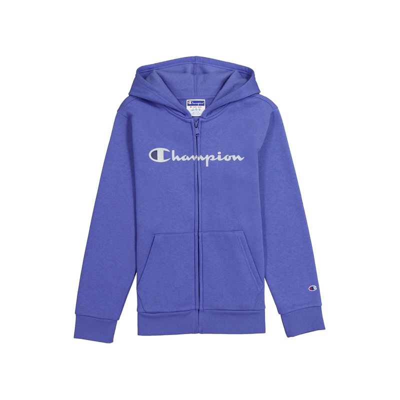 Youth Classic Script Logo Powerblend Full-Zip Hoodie
