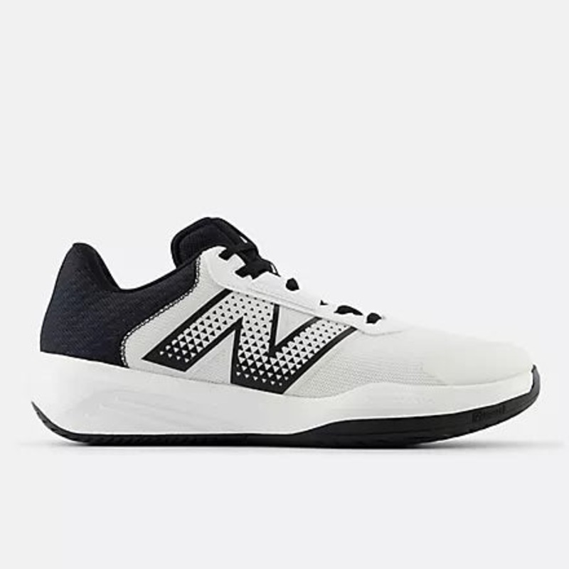 Men’s 696v6 Court Shoes|WHITE/BLACK|REGULAR|WIDE