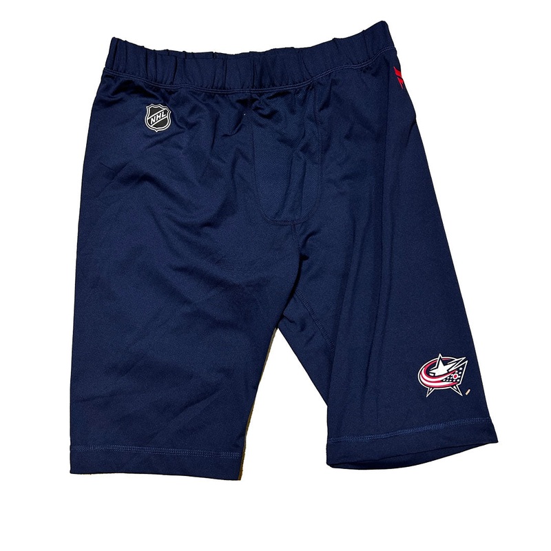 Fanatics – NHL Authentic Pro Columbus Blue Jackets Compression Shorts (Navy)