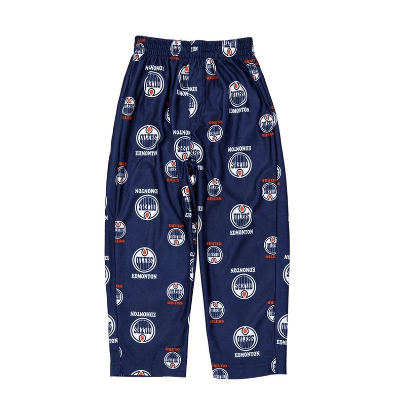 Edmonton Oilers Toddler Team Printed Pajama Pants