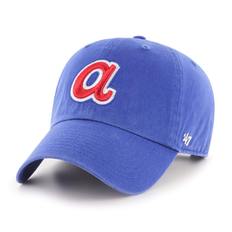 ’47 Brand Cooperstown Clean Up Cap- Atlanta Braves