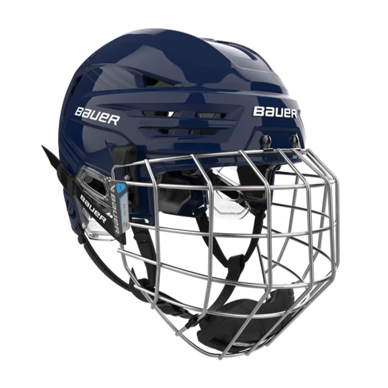 Bauer Re-Akt 90 – Hockey Helmet Combo (Navy) – Retail