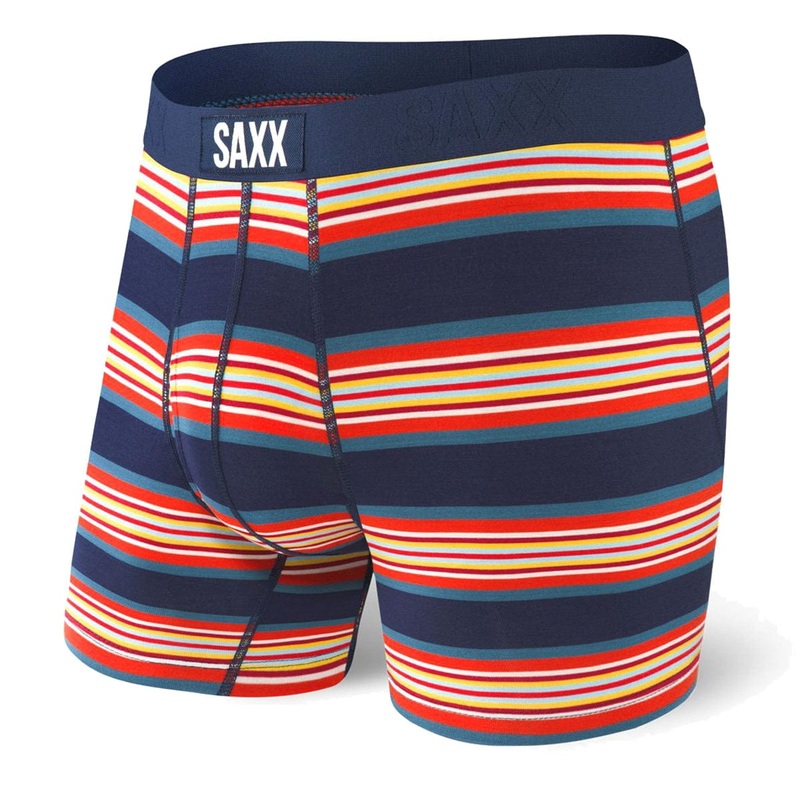 Saxx Ultra Boxers – Navy Banner Stripe