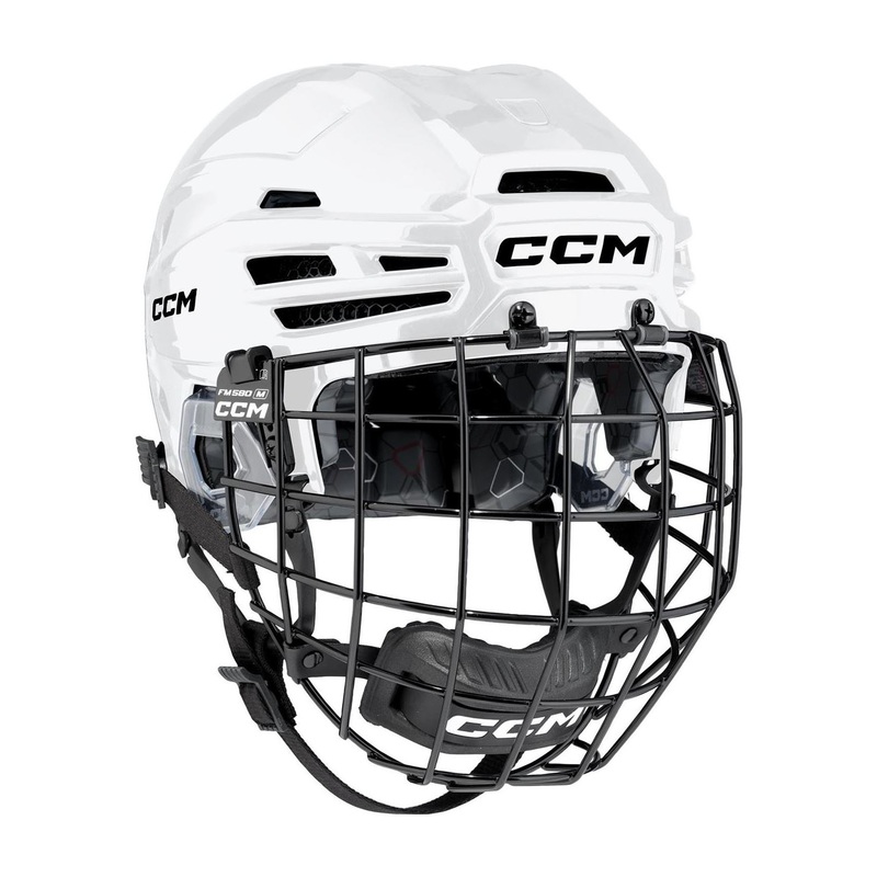 CCM Hockey Helmet Tacks 920 Combo Sr White