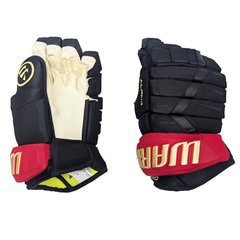 Warrior Alpha DX Pro – Pro Stock Hockey Glove – Team Canada 4-Nations (Black/Red/Gold)