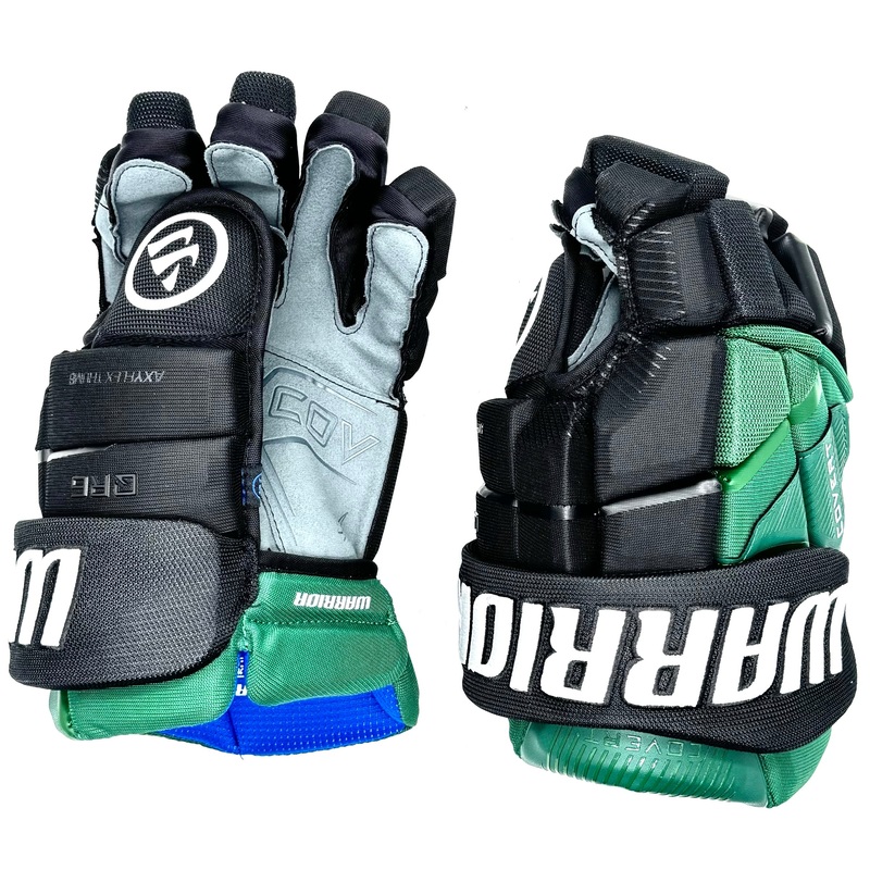 Warrior Covert QR6 – Team Stock Glove – Utah Grizzlies ECHL (Black/Green)