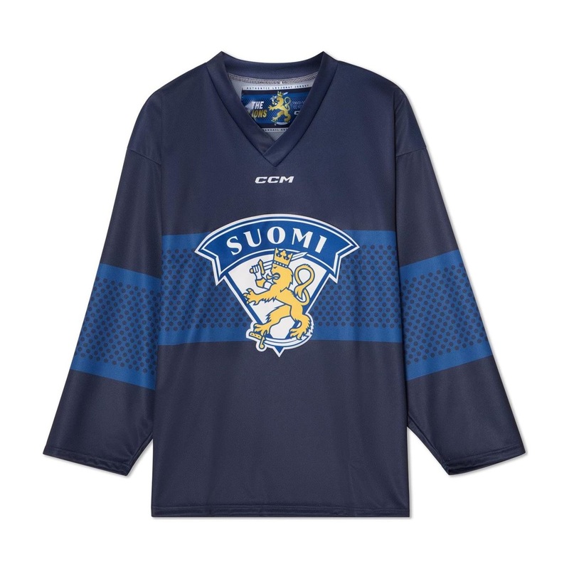 CCM Replica Game Jersey Team Finland Sr Navy