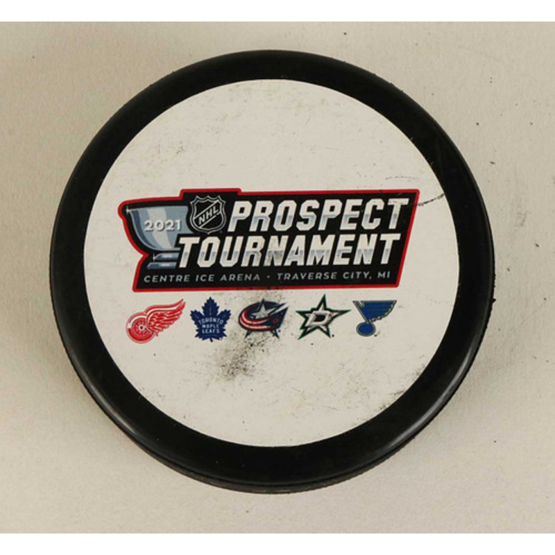 Columbus Blue Jackets 2021 Prospect Tournament Official Game Puck