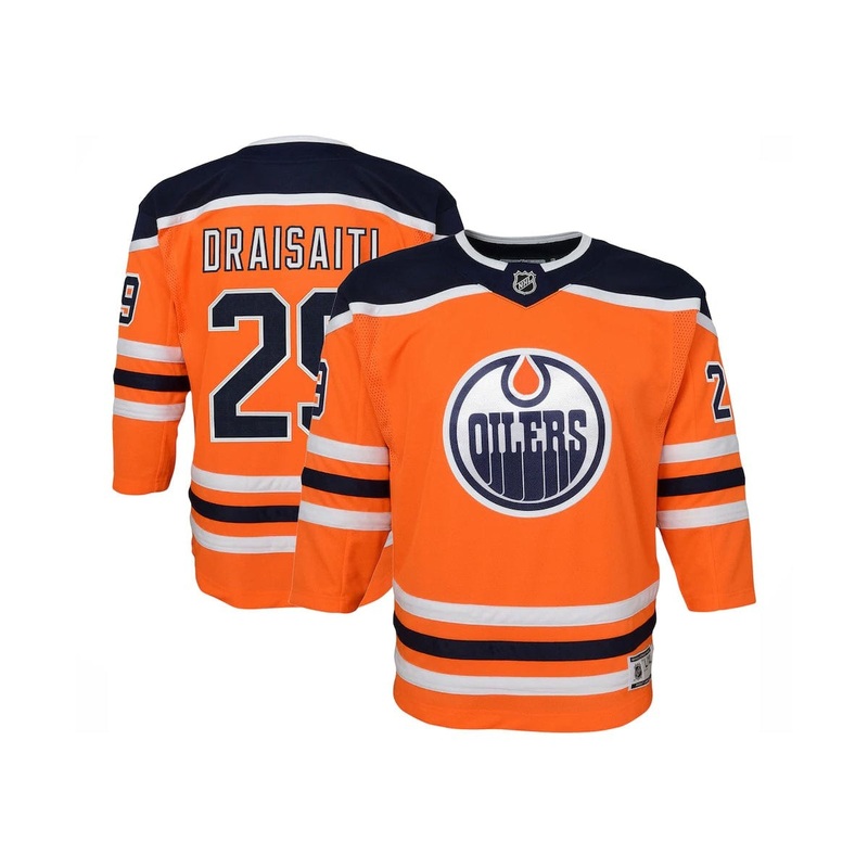 Edmonton Oilers Home Outer Stuff Premier Youth Jersey – Leon Draisaitl