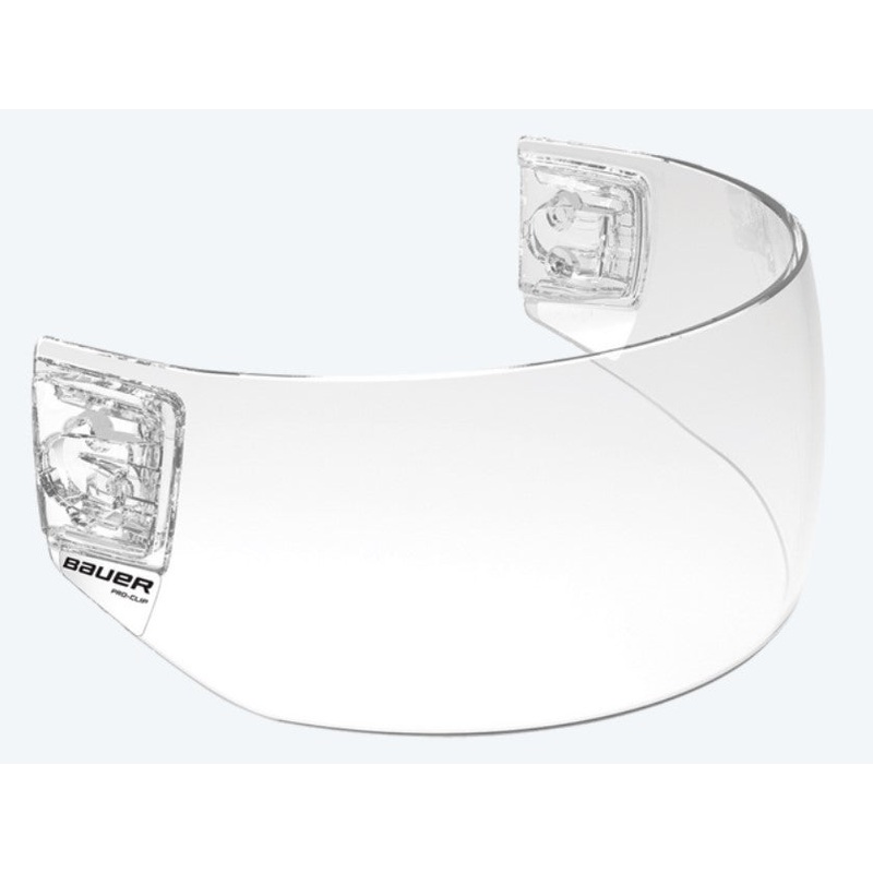 BAUER PRO-CLIP VISOR|Medium|Large|Clear|Smoke
