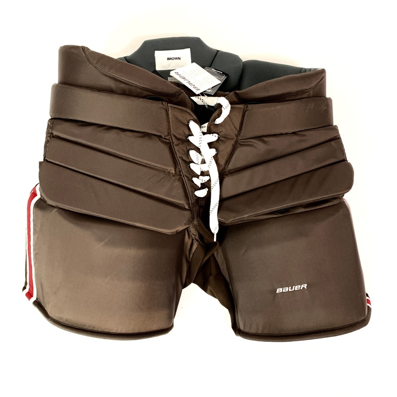 Bauer Custom Hockey Pant – Goalie – NCAA Senior Pro Stock – Brown