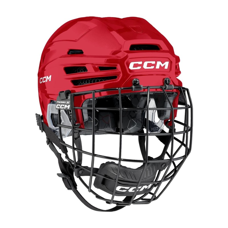 CCM Hockey Helmet Tacks 920 Combo Sr Red