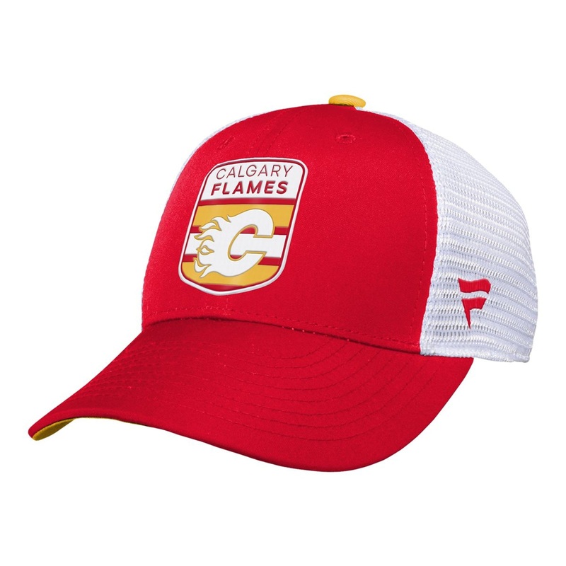 Calgary Flames – Fanatics NHL Draft Structured Trucker Youth Hat