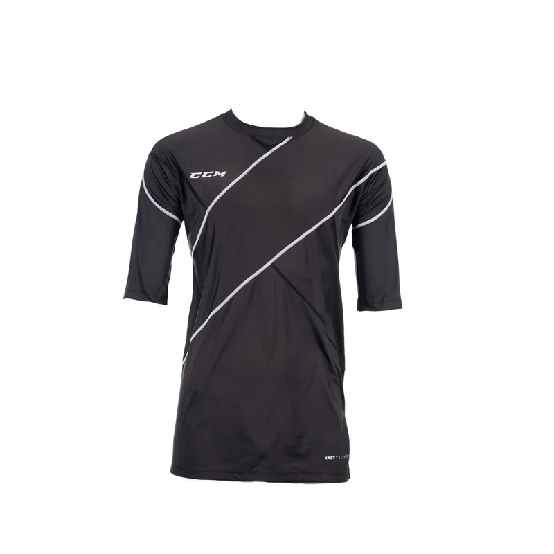 CCM Mens XACT Shortsleeve Compression Top – Left