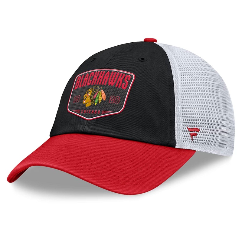 Fanatics One-Timer Cotton Structured Adjustable Mesh Hat – Chicago Blackhawks