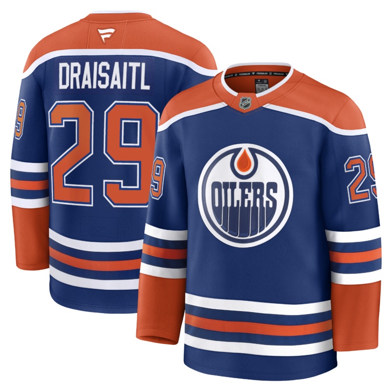 Leon Draisaitl Edmonton Oilers Home Premium Jersey