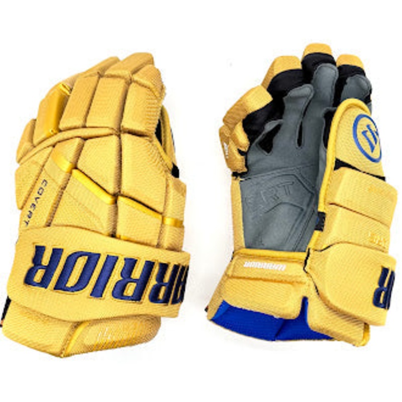 Warrior Covert QR6 – Team Stock Glove – Edmonton Oilers (Gold/Blue)