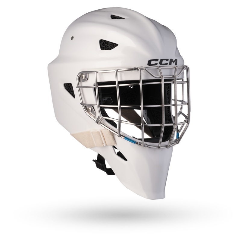 CCM Axis XF Senior Goal Mask|Small|Medium|Large|White