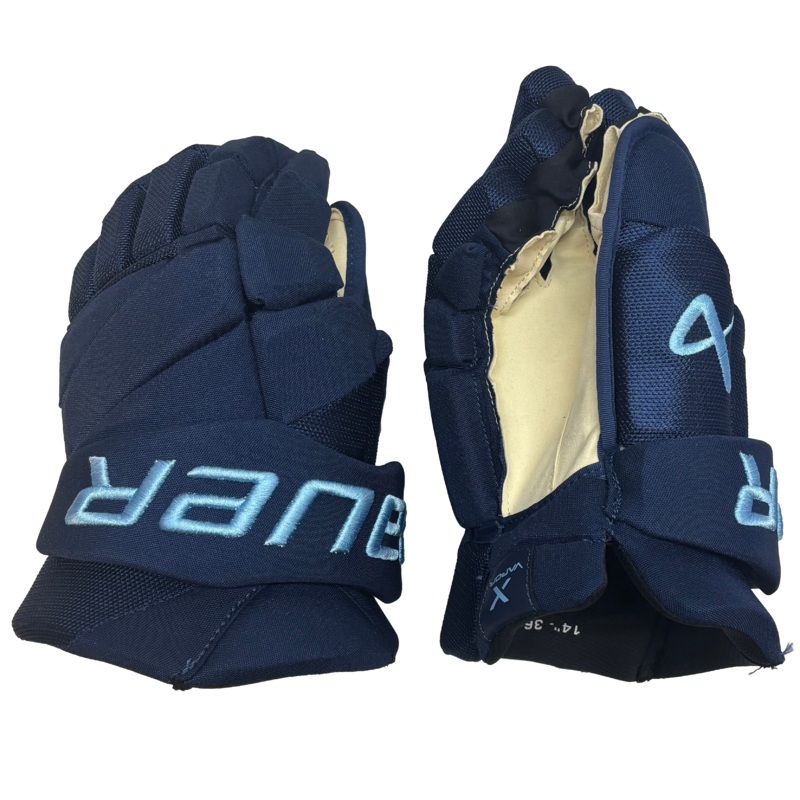 Bauer Vapor Hyperlite – PWHL Pro Stock Glove – Toronto Sceptres (Navy/Powder Blue)